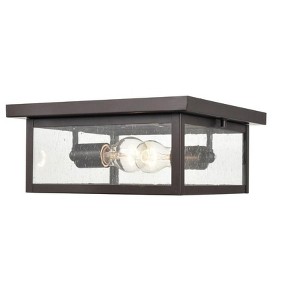 Millennium Lighting Evanton 2 - Light Flush Mount in  Powder Coat Bronze - 1 of 4