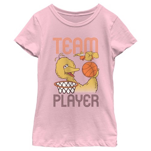 Girl's Sesame Street Big Bird Team Player T-Shirt - image 1 of 4