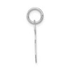 Black Bow Jewelry 14k White Gold, Jersey Collection, Small Number 5 Pendant - 2 of 4