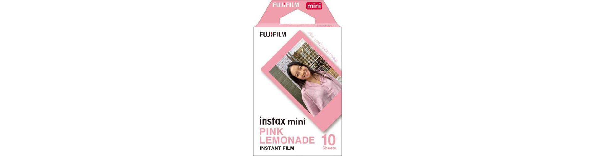 Fujifilm instax Mini Pink Lemonade Instant Film- 10 ct