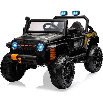 24V 2-Seater Ride-On Truck for Kids with Remote Control, 4x55W Motors, Soft Braking, Suspension, LED Lights