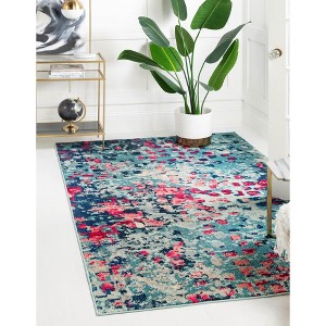 Unique Loom Jardin Ivy Abstract Indoor Woven Area Rug - 1 of 4