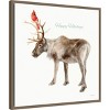 Amanti Art 22"x22" Reindeer Friends V2 by Danhui Nai Framed Canvas Wall Art Print - 2 of 4