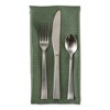 Design Imports Artichoke Tonal Lattice Print Outdoor Napkin Set/6 - 4 of 4