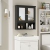 Celebalcony Bathroom Wall Cabinet with Mirror & Shelf - 2 of 4