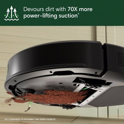 iRobot Roomba 105 Vacuum - Easy-to-Use, Intense Power-Lifting Suction, LiDAR Navigation, Multi-Surface Cleaning, Cleans in Neat Rows, Self-Charging