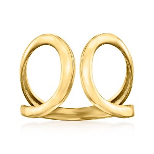 Pure Collection by Ross-Simons 14kt Yellow Gold Open-Space Ring - 1 of 4
