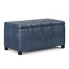 NicBex 35.6" Storage Bench Rectangle Storage Ottoman for Bedroom, Living Room, Blue - 3 of 4