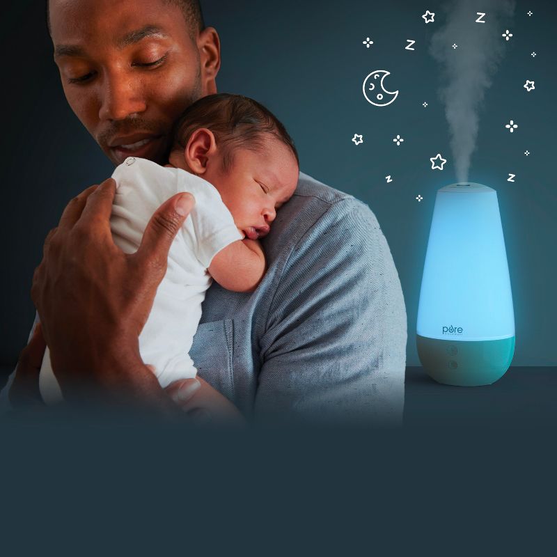Pure Enrichment PureBaby 3-in-1 Whisper-Quiet Humidifier - Whisper Green, 2 of 7