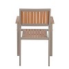 PAGED Outdoor Dining Set for 6 Patio Dining Set with Wood Expandable Dining Table for Lawn, Patio, Garden - 3 of 4