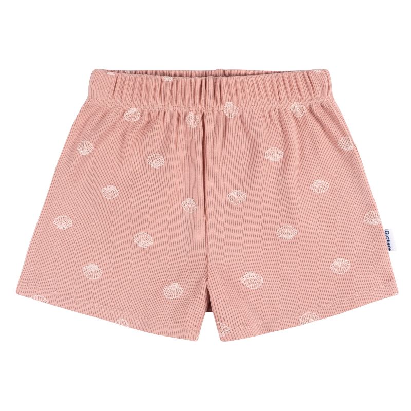 Gerber Toddler Girls' Shirt & Shorts Set - 2-Piece, 2 of 8