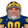 Bleacher Creatures Michigan Wolverines Football Player 24" Mascot Bleacher Buddy - 3 of 4