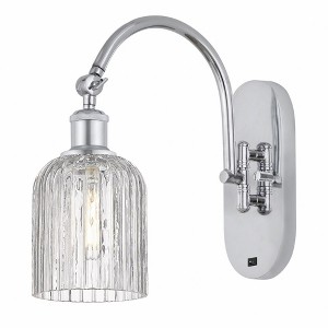 Bridal Veil - 1 Light Arm Swivels Side to Side Wall Sconce In Art Deco Style-12.5 Inches Tall and 5 Inches Wide - 1 of 1