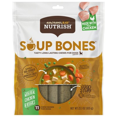 Rachael Ray Nutrish Soup Bones Dog Treats - Chicken & Veggie - 23.1oz : Target