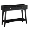 Alpine Furniture Flynn Console Table, Black - 4 of 4