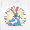 Women's Lilo & Stitch Some Bunny Loves You T-Shirt - 2 of 4