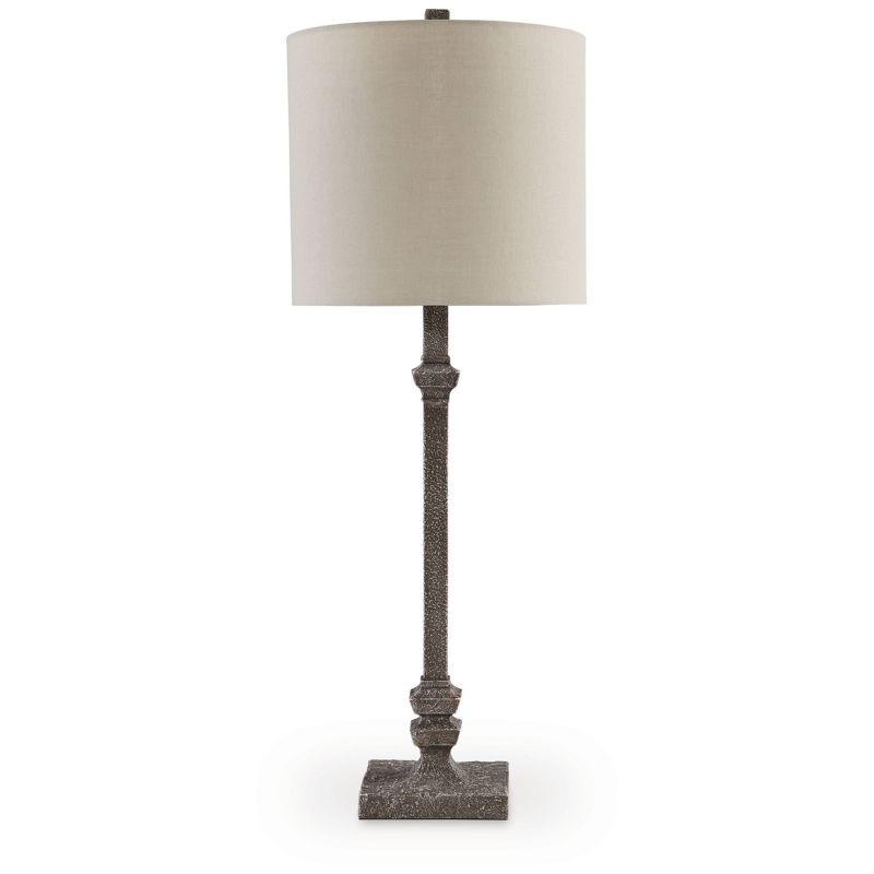 Signature Design by Ashley Oralieville Accent Lamp Gray/Beige, 1 of 6