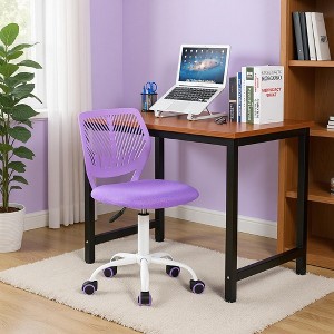 Homy Casa Ergonomic Office Chair with PP Backrest & Metal Base - 1 of 4