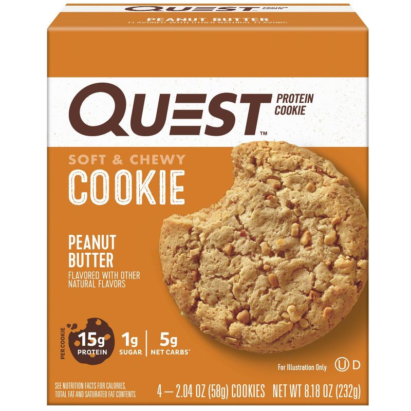 Quest Nutrition Protein Cookie - Peanut Butter , 1 of 11