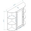Bathroom Medicine Cabinet with Mirror - 3 of 4