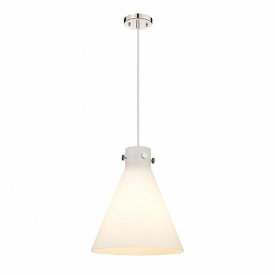 Newton Cone - 1 Light Pendant In Industrial Style-16.5 Inches Tall and 14 Inches Wide