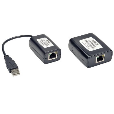  Tripp Lite Plug-n-Play USB 2.0 Over Cat5/Cat6 Transmitter/Receiver Extender Kit B203-101-PNP 