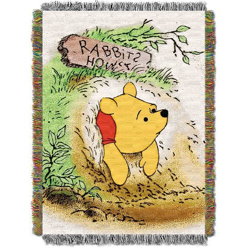 Disney Winnie The Pooh Vintage Pooh Tapestry Throw Target