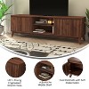 Merrick Lane Mid-Century Modern TV Stand Made with Durable Engineered Wood - 3 of 4