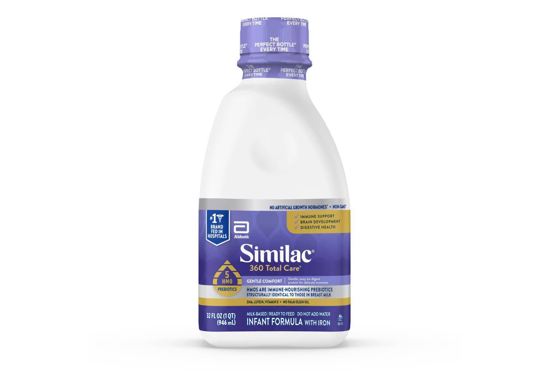 Similac Total Care Gentle Comfort Formula - 32oz: Unflavored, Ready to Drink, Infant, Immune System Support