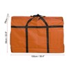 Unique Bargains Foldable Storage Bags with Zipper for Bedding 2 Pcs Orange - 2 of 4