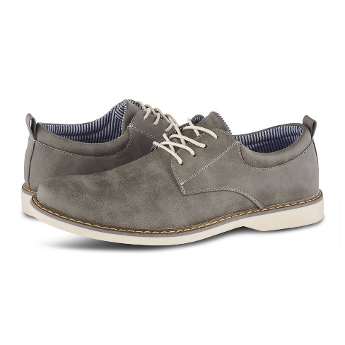 Members Only Men's Plain Toe Oxford Shoes-9-grey : Target