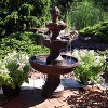 Sunnydaze 43"H Electric Fiberglass and Resin 3-Tier Flower Blossom Outdoor Water Fountain - 4 of 4