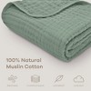 Baby Muslin Blanket, Large 40" X 40" By Comfy Cubs - 3 of 4