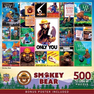MasterPieces 500 Piece Jigsaw Puzzle for Adults - Smokey Bear - 15"x21" - 1 of 4