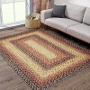 Entryway Rug Small Throw Rug Machine Washable Floor Cover Braided Printed Area Rug Indoor Non Slip Farmhouse Rug Boho Accent Rug - 2 of 4