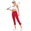 Clearlove Pants for Women Casual Summer Pull On Yoga Dress Work Jeggings Athletic Golf Crop Pants with Pockets - 3 of 4
