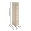 YIYIBYUS Bathroom Floor Cabinet, Vertical Storage Unit with Drawers, Narrow Tall Slim Storage Tower - 3 of 4
