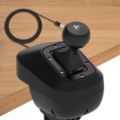 NBCP Gear Shifter, PC USB Simulator Shifter G29 G27 G25 G920 T300RS/GT Steering Wheel-Gearshift H Gear Shifter