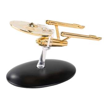 Eaglemoss Collections Star Trek Ship Replica | Gold Plated TOS NCC 1701 Enterprise (Variant)