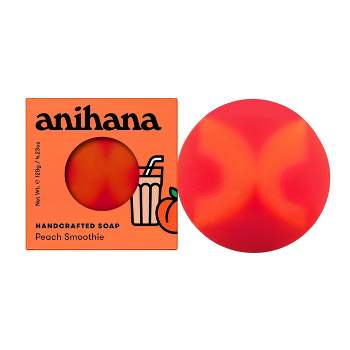 anihana Hydrating Gentle Bar Soap - Peach Smoothie - 4.23oz