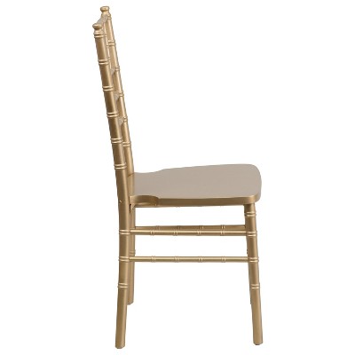 Elegant Gold Wood Chiavari Banquet Chair