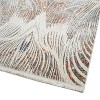 LunaLulinlk Multi Brown+Beige Modern, Abstract, Cut Pile 1'10" x 2'6" Rectangle Throw Rug - 4 of 4