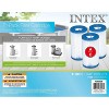 Intex 29003E Type A or C Filter Cartridge for Pools, Three Pack, 3-Pack, Brown/A - Perfect for the Summer Season - 3 of 3