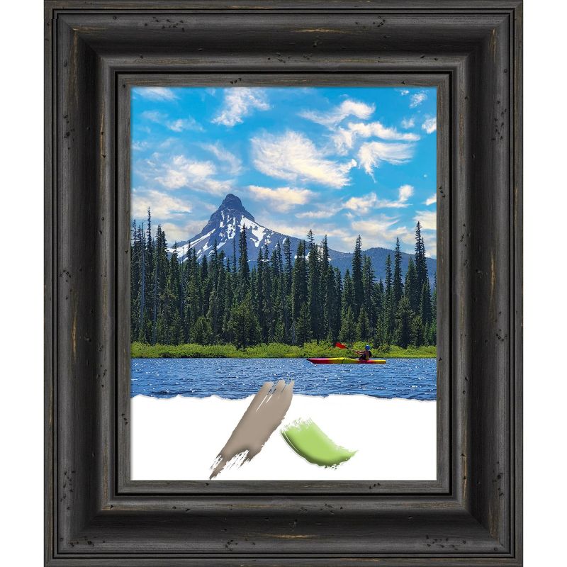 Amanti Art Rustic Pine Wood Picture Frame, 1 of 11