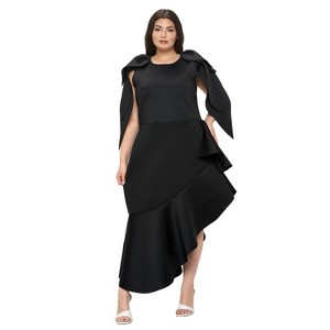 L I V D Women's Kaskade Ruffled Neoprene Dress - 1 of 3