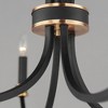 Maxim Lighting Charlton 8 - Light Chandelier in  Black/Antique Brass - 2 of 4