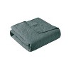 Sapphtopaz Bedding Comforter Set Classic Solid Color with Patterned Quilting Quilt Set - 3 of 4
