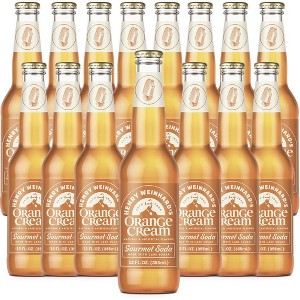 Henry Weinhard's Orange Cream Soda 15 Pack | 12oz Glass Bottles | Classic American Flavor | Premium Craft Soda - 1 of 1