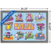 Trends International Hello Kitty and Friends: 24 Tokyo Skate Group Grid Framed Wall Poster Prints - 3 of 4