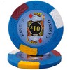 Slickblue 14-Gram Poker Chips 25-Pack, King's Casino Design, Four-Tone Color, Floral Edge Mold, $0.25-$10K - 3 of 3